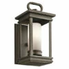Promo 🎁 Kichler Lighting South Hope Collection 1-light Rubbed Bronze Outdoor Wall Sconce 😀