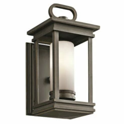 Promo π Kichler Lighting South Hope Collection 1-light Rubbed Bronze Outdoor Wall Sconce π