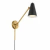 Best reviews of 🌟 Kichler Lighting Sylvia 19.75 In. 1-Light Black And Natural Brass Wall Sconce 😍 -Kichler Lighting Shop unnamed file 6714