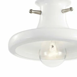 Deals 🌟 Kichler Lighting Tilson White 1-Light Mini Pendant ✨ -Kichler Lighting Shop unnamed file 6752