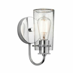 Buy 💯 Kichler Lighting Braelyn Collection 1-light Chrome Wall Sconce 🥰