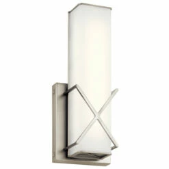 Flash Sale 😍 Kichler Lighting Trinsic LED Wall Sconce Brushed Nickel 😍