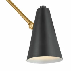 Promo 🔥 Kichler Lighting Sylvia 32.5 In. 1-Light Black And Natural Brass Wall Sconce ✔️ -Kichler Lighting Shop unnamed file 6839