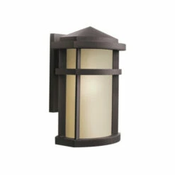 Wholesale ❤️ Kichler Lighting Lantana Collection 1-light Architectural Bronze Outdoor Wall Sconce 🎁
