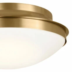 Deals 👍 Kichler Lighting Bretta 17.75 In. 3-Light Brushed Natural Brass Flush Mount Light 😉 -Kichler Lighting Shop unnamed file 6883