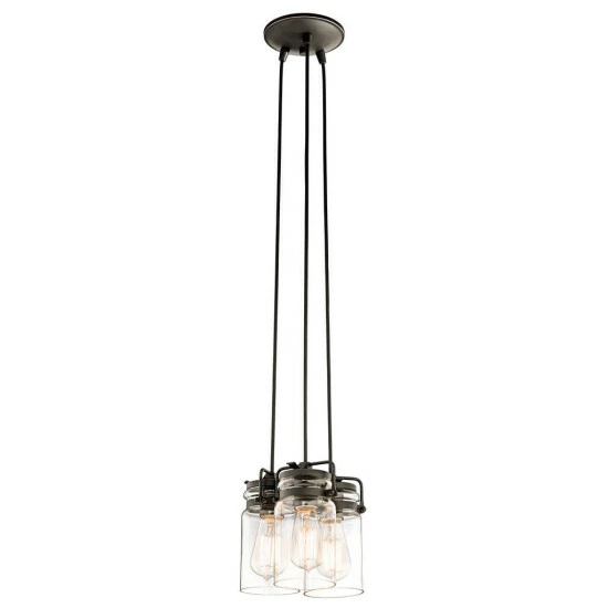 New π Kichler Lighting Brinley Collection 3-light Olde Bronze Pendant β 3 New π Kichler Lighting Brinley Collection 3-light Olde Bronze Pendant β
