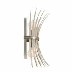 Promo 👏 Kichler Lighting Baile 16 Inch 2-Light Wall Sconce Greige And Brushed Nickel 👍 -Kichler Lighting Shop unnamed file 6967