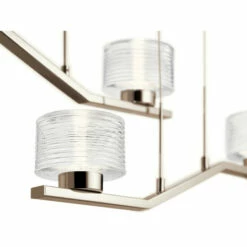 Budget 🔔 Kichler Lighting Kichler Lasus 6-light Polished Nickel Linear Chandelier ⌛ -Kichler Lighting Shop unnamed file 6983