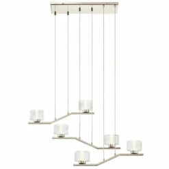 Budget 🔔 Kichler Lighting Kichler Lasus 6-light Polished Nickel Linear Chandelier ⌛ -Kichler Lighting Shop unnamed file 6984