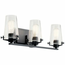 Top 10 ⭐ Kichler Lighting Alton 3-Light Vanity Light Black ⭐