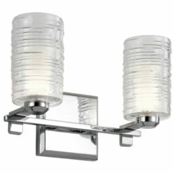 Deals ✔️ Kichler Lighting Kichler Giarosa 15 Inch 2 Light Vanity Light In Chrome 😉