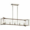Outlet 😀 Kichler Lighting Kichler Lente 5-light Brushed Nickel Linear Chandelier 🎉 -Kichler Lighting Shop unnamed file 7006