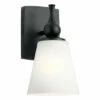 Best deal ❤️ Kichler Lighting Kichler Cosabella 6 Inch 1 Light Wall Sconce With Satin Etched Case Opal In Black 🧨 -Kichler Lighting Shop unnamed file 7008