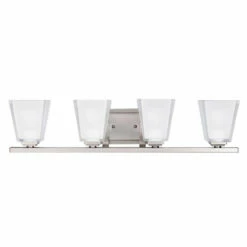 Deals 🔥 Kichler Lighting Urban Ice Collection 4-light Antique Pewter Bath/Vanity Light 🥰