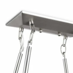 New 🥰 Kichler Lighting Circolo Collection 8-light Brushed Nickel Linear Chandelier 🤩 -Kichler Lighting Shop unnamed file 7070