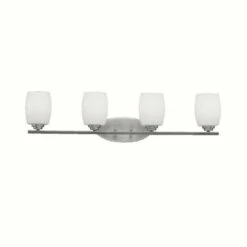 Wholesale 🌟 Kichler Lighting Eileen Collection 4-light Brushed Nickel Bath/Vanity Light ❤️