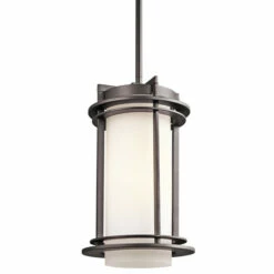 Best deal ❤️ Kichler Lighting Pacific Edge Collection 1-light Architectural Bronze Outdoor Pendant 😍