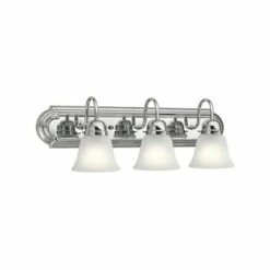 Top 10 🛒 Kichler Lighting Traditional 3-light Chrome Bath/Vanity Light ⭐