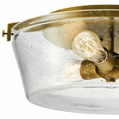 Best Sale 🎁 Kichler Lighting Alton Collection 3-light Natural Brass Flush Mount 🥰 -Kichler Lighting Shop unnamed file 7112