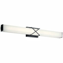Best reviews of 😍 Kichler Lighting Trinsic 32-inch LED Linear Bath Light Matte Black 🛒