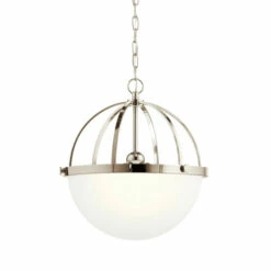 New ❤️ Kichler Lighting Edmar Polished Nickel 3-Light Pendant 💯 -Kichler Lighting Shop unnamed file 7144