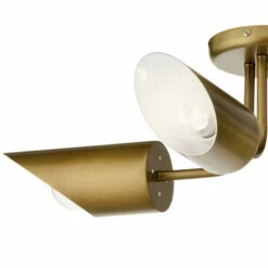 Wholesale ✨ Kichler Lighting Trentino 4-Light Semi Flush Mount Natural Brass 😀 -Kichler Lighting Shop unnamed file 7155