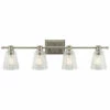 Flash Sale 🌟 Kichler Lighting Nadine Collection 4-light Brushed Nickel Bath/Vanity Light 👍