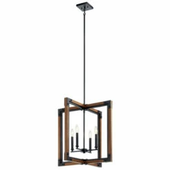 Wholesale 🤩 Kichler Lighting Kichler Marimount 4-light Auburn Stained Finish Foyer Pendant ⌛