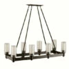 New 🔔 Kichler Lighting Circolo Collection 8-light Olde Bronze Linear Chandelier 🥰 -Kichler Lighting Shop unnamed file 7190