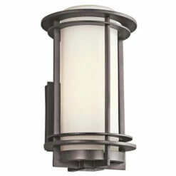 Coupon 👍 Kichler Lighting Pacific Edge Collection 1-light Architectural Bronze Outdoor Wall Sconce ⌛
