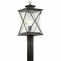 Hot Sale 🛒 Kichler Lighting Argyle Collection 1-light Weathered Zinc Outdoor LED Post Mount - Weathered Zinc ✨