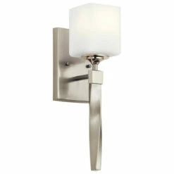 Budget π₯ Kichler Lighting Marette 1-Light Wall Sconce Brushed Nickel π