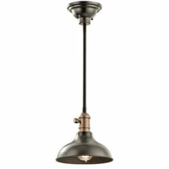 Top 10 😉 Kichler Lighting Cobson Collection 1-light Olde Bronze Mini Pendant/Wall Sconce 🥰