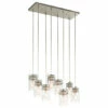 Best deal ⭐ Kichler Lighting Brinley Collection 8-light Brushed Nickel Linear Chandelier 🎁 -Kichler Lighting Shop unnamed file 7265