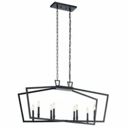 Outlet 😉 Kichler Lighting Kichler Abbotswell 8-light Linear Chandelier 👏