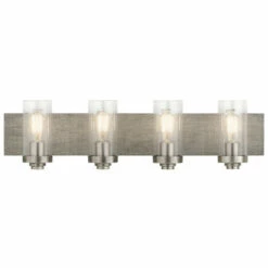 Wholesale π Kichler Lighting Dalwood Collection 4-light Pewter Bath/Vanity Light π₯