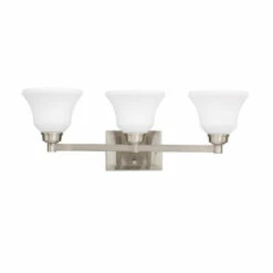 Promo 🎁 Kichler Lighting Langford Collection 3-light Brushed Nickel Bath/Vanity Light 😍
