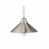 Budget 😀 Kichler Lighting Seaside Collection 1-light Brushed Nickel Outdoor Pendant 🥰 -Kichler Lighting Shop unnamed file 7365