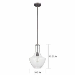 Coupon 🎉 Kichler Lighting Everly Collection 1-light Olde Bronze Pendant 10.5 Inch Diameter 🔔 -Kichler Lighting Shop unnamed file 737