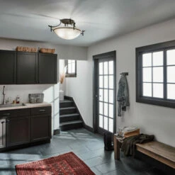 Best Pirce ⌛ Kichler Lighting Olympia Collection 3-light Olde Bronze Semi-Flush Mount 👏 -Kichler Lighting Shop unnamed file 7371