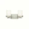 New ✨ Kichler Lighting Hendrik Collection 2-light Brushed Nickel Bath/Vanity Light ❤️ -Kichler Lighting Shop unnamed file 7389