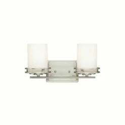 New ✨ Kichler Lighting Hendrik Collection 2-light Brushed Nickel Bath/Vanity Light ❤️