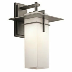 Cheapest 🛒 Kichler Lighting Caterham Collection 1-light Olde Bronze Outdoor Wall Sconce 👍