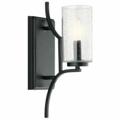 New π₯° Kichler Lighting Vara Collection 1-light Distressed Black Wall Sconce π