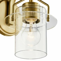 Deals ✔️ Kichler Lighting Everett 1-Light Natural Brass Wall Sconce With Clear Glass 🤩 -Kichler Lighting Shop unnamed file 7411
