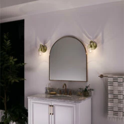 Deals ✔️ Kichler Lighting Everett 1-Light Natural Brass Wall Sconce With Clear Glass 🤩 -Kichler Lighting Shop unnamed file 7413