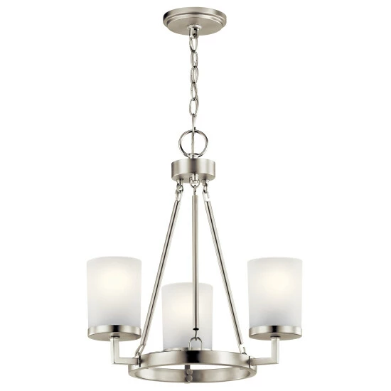 Cheap β Kichler Lighting Kichler Daimlen 3-light Brushed Nickel Convertible Chandelier/Semi Flush 𧨠3 Cheap β Kichler Lighting Kichler Daimlen 3-light Brushed Nickel Convertible Chandelier/Semi Flush π§¨