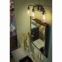 Hot Sale π Kichler Lighting Braelyn Collection 3-light Olde Bronze Bath/Vanity Light π