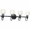 New 🌟 Kichler Lighting Greenbrier 4-Light Vanity Light Black 👍 -Kichler Lighting Shop unnamed file 7474