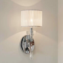 Promo 🌟 Kichler Lighting Parker Point Collection 1-light Chrome Wall Sconce ❤️ -Kichler Lighting Shop unnamed file 7500